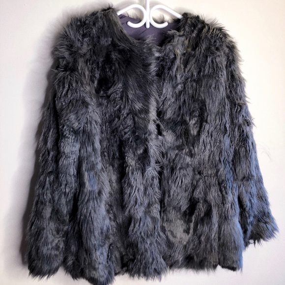FAUX FUR JACKET - Picture 1 of 2